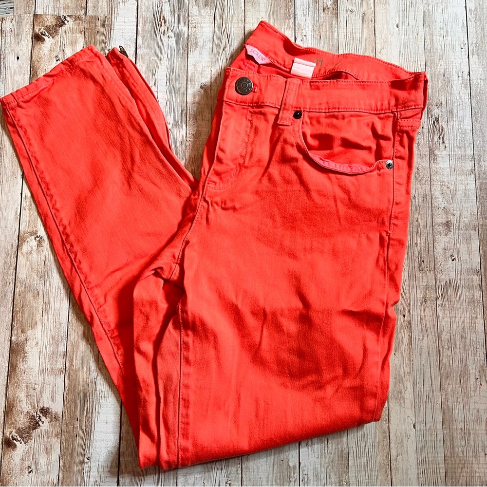 💚J. Crew coral ankle pants